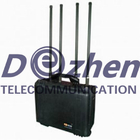 Remote Controlled Radio Frequency Jammer High Power Military Cell Phone Blocking Device