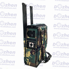 Cell Phone Signal Backpack Jammer Manually Switch Control For Police 50-150 Meters